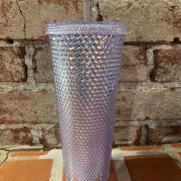 NEW Starbucks Holiday Limited Iridescent Unicorn Jewel Tumbler Venti 24oz Clear - Picture 7 of 13